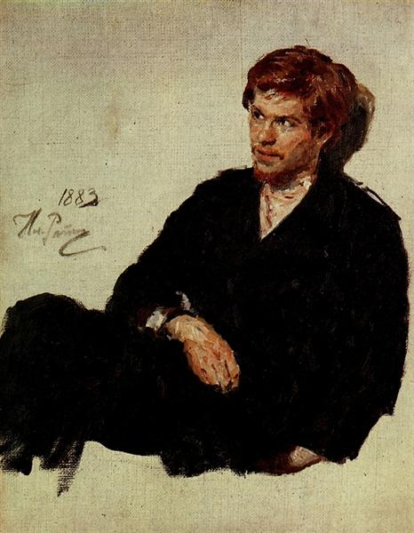 Estudante Niilista, de Ilya Repin, 1883 / Reprodução para fins educacionais