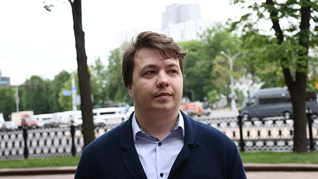 Famoso oposicionista Protasevich perdoado em Belarus - foto maio de 2023 / Belta
